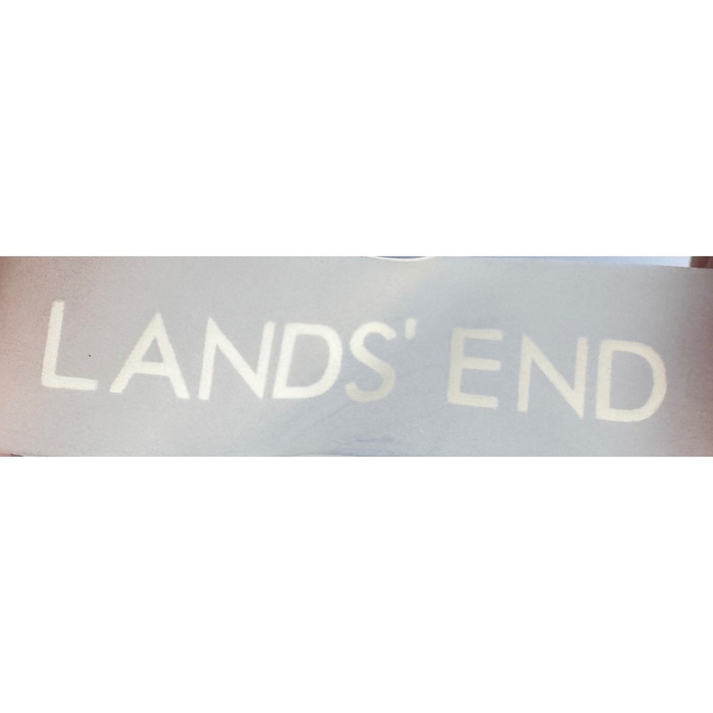 Lands' End Tankini Top Womens 12 Blue White Medallion Tile Twist Front - Picture 8 of 11